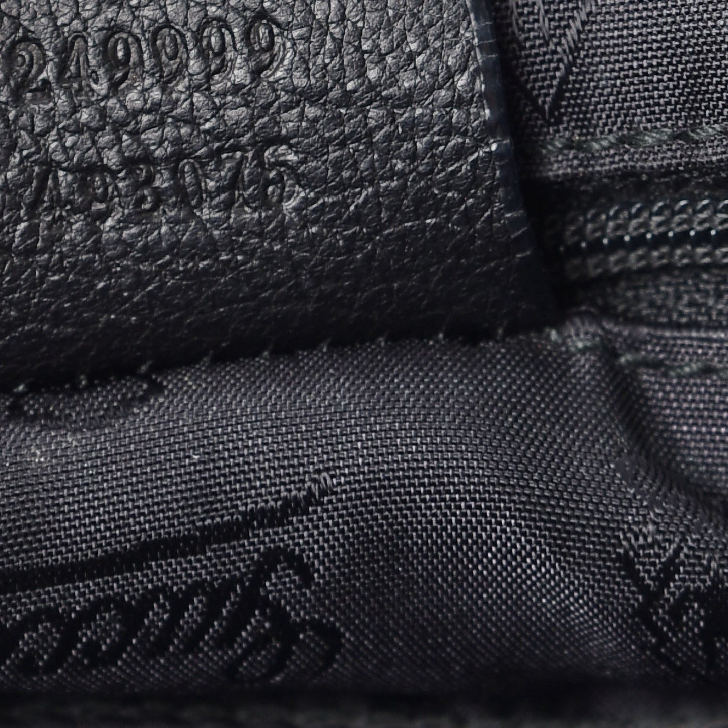 Guccissima Large Full Moon Tote Black