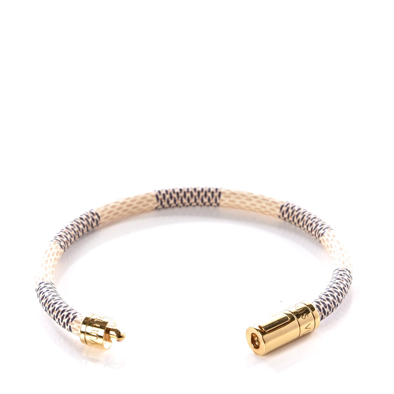 Louis Vuitton Damier Azur Keep It Bracelet 17 3 of 5