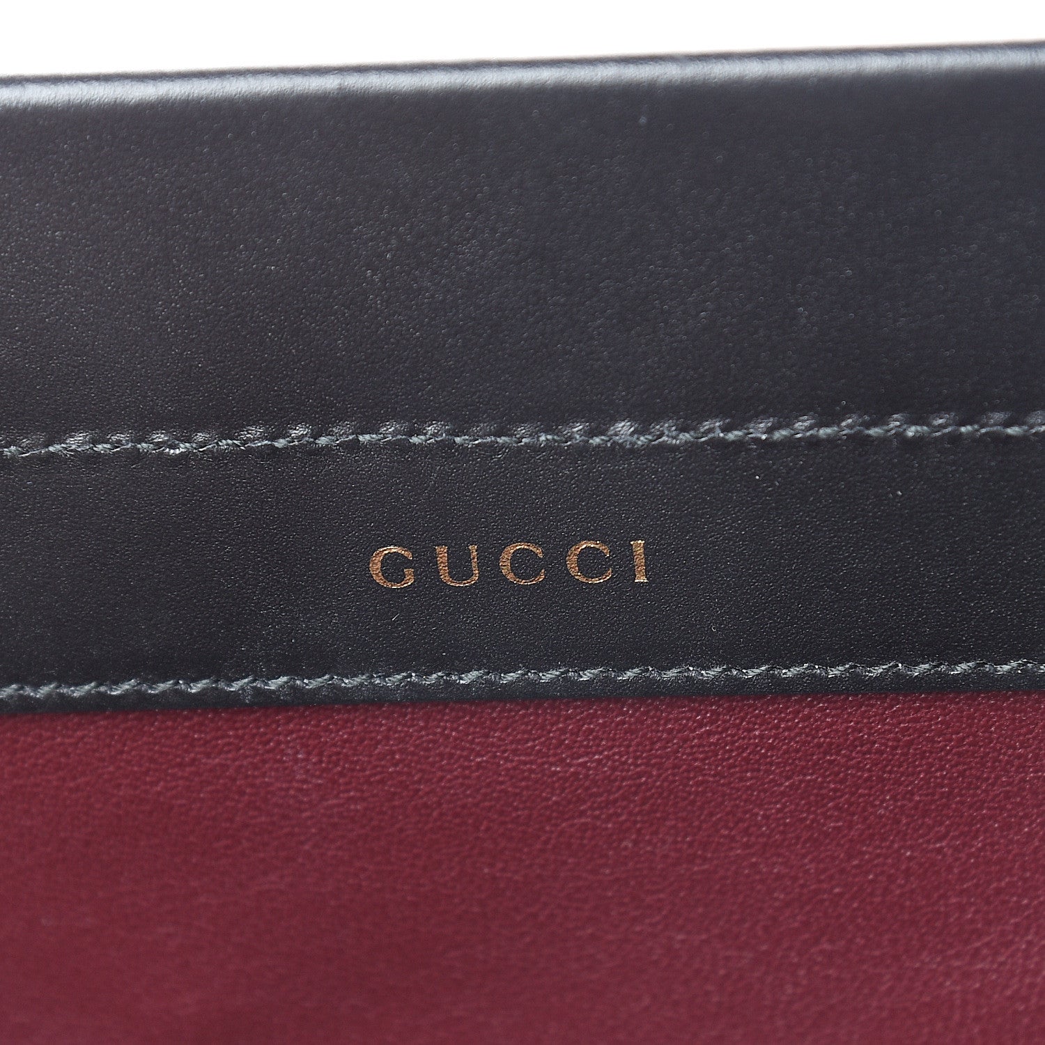 Gucci Smooth Calfskin Diagonal Striped Medium Zumi Top Handle Bag Black Beige 6 of 9