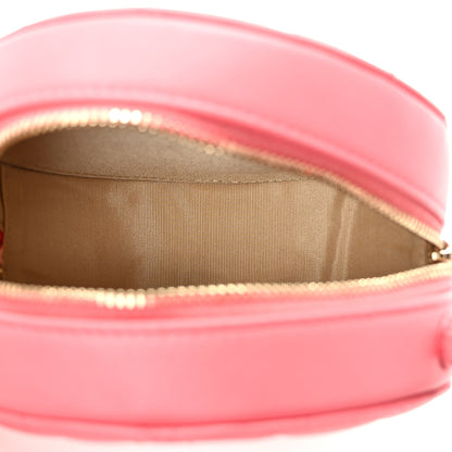 Chanel Lambskin Quilted Round Pearl Crush Clutch With Chain Pink 5 of 10