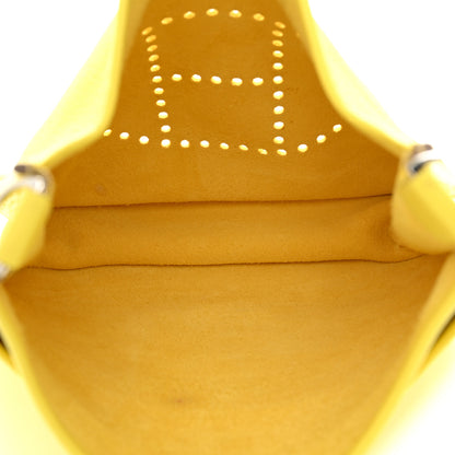 Hermes Taurillon Clemence Evelyne III PM Lime 5 of 11
