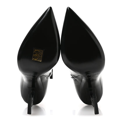 Saint Laurent Nappa Vendome Opyum Ankle Boots 37 Black 6 of 9