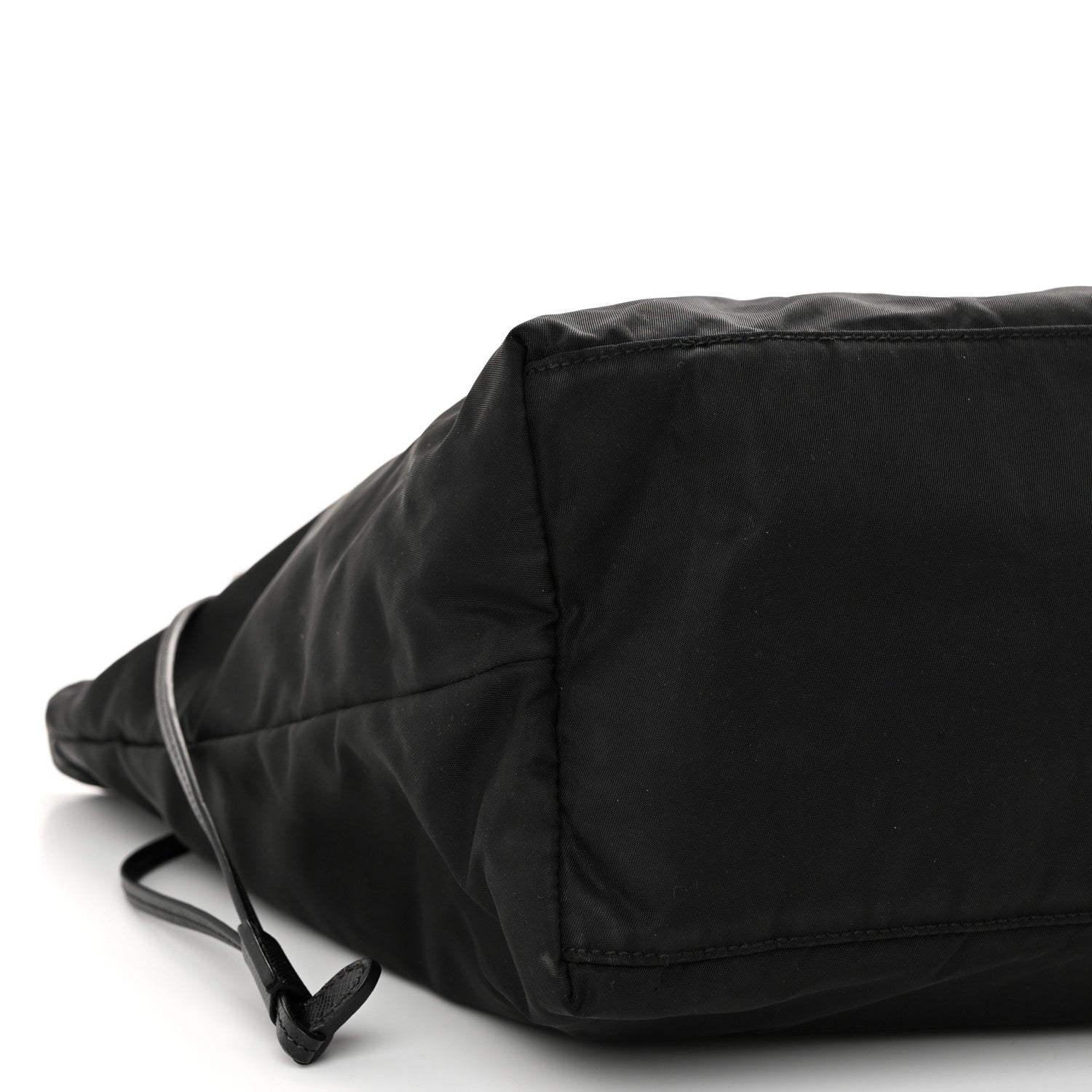 Prada Tessuto Nylon Saffiano Shopping Tote Black 9 of 12