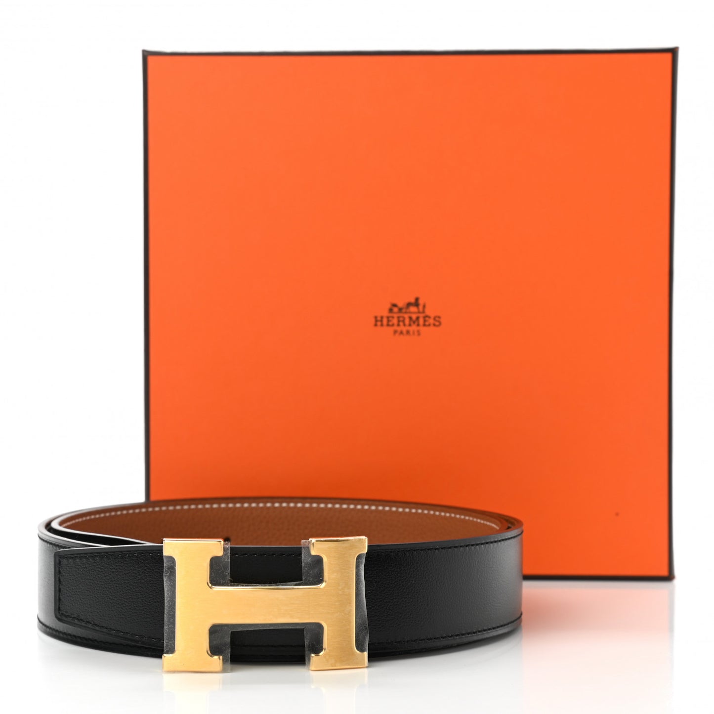 Box Togo 32mm H Belt 85 Black Gold