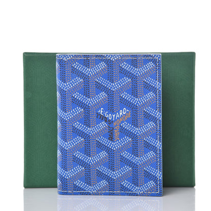 Goyard Goyardine Saint Marc Folding Card Case Sky Blue 8 of 8