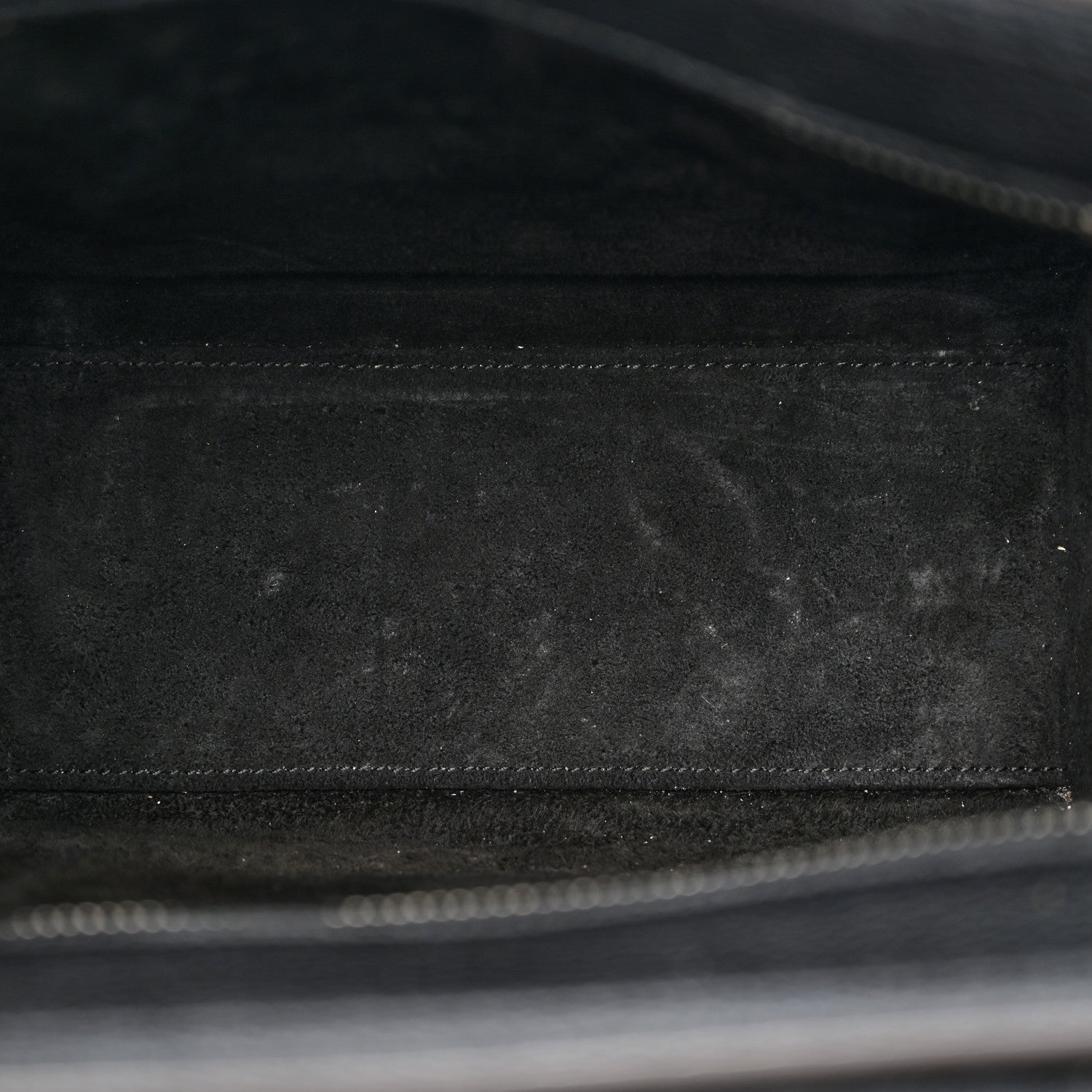 Celine Drummed Calfskin Nano Luggage Black 5 of 13