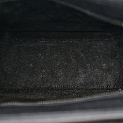 Celine Drummed Calfskin Nano Luggage Black 5 of 13