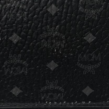 MCM Visetos Medium Side Studs Stark Backpack Black 13 of 14