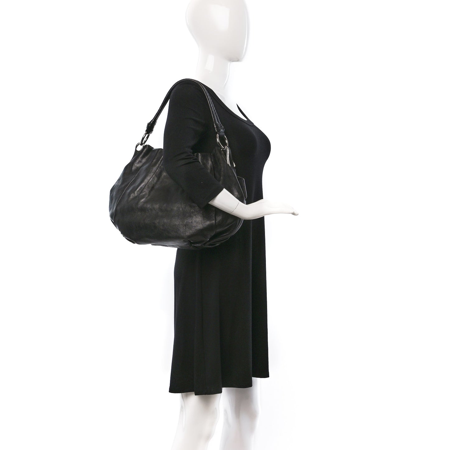Soft Calf Hobo Black
