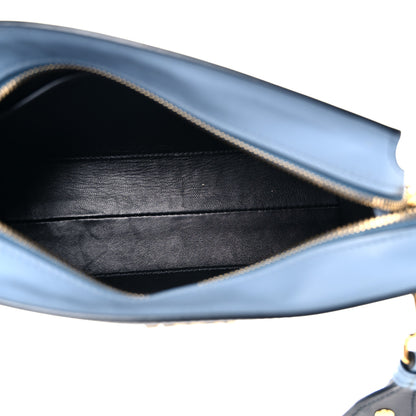 Prada Saffiano City Calfskin Esplanade Crossbody Bag Astrale Black 4 of 20