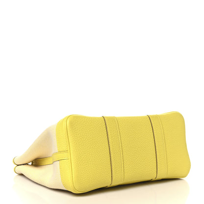 Hermes Toile Negonda Garden Party 30 TPM Ecru Citron Lime 3 of 9