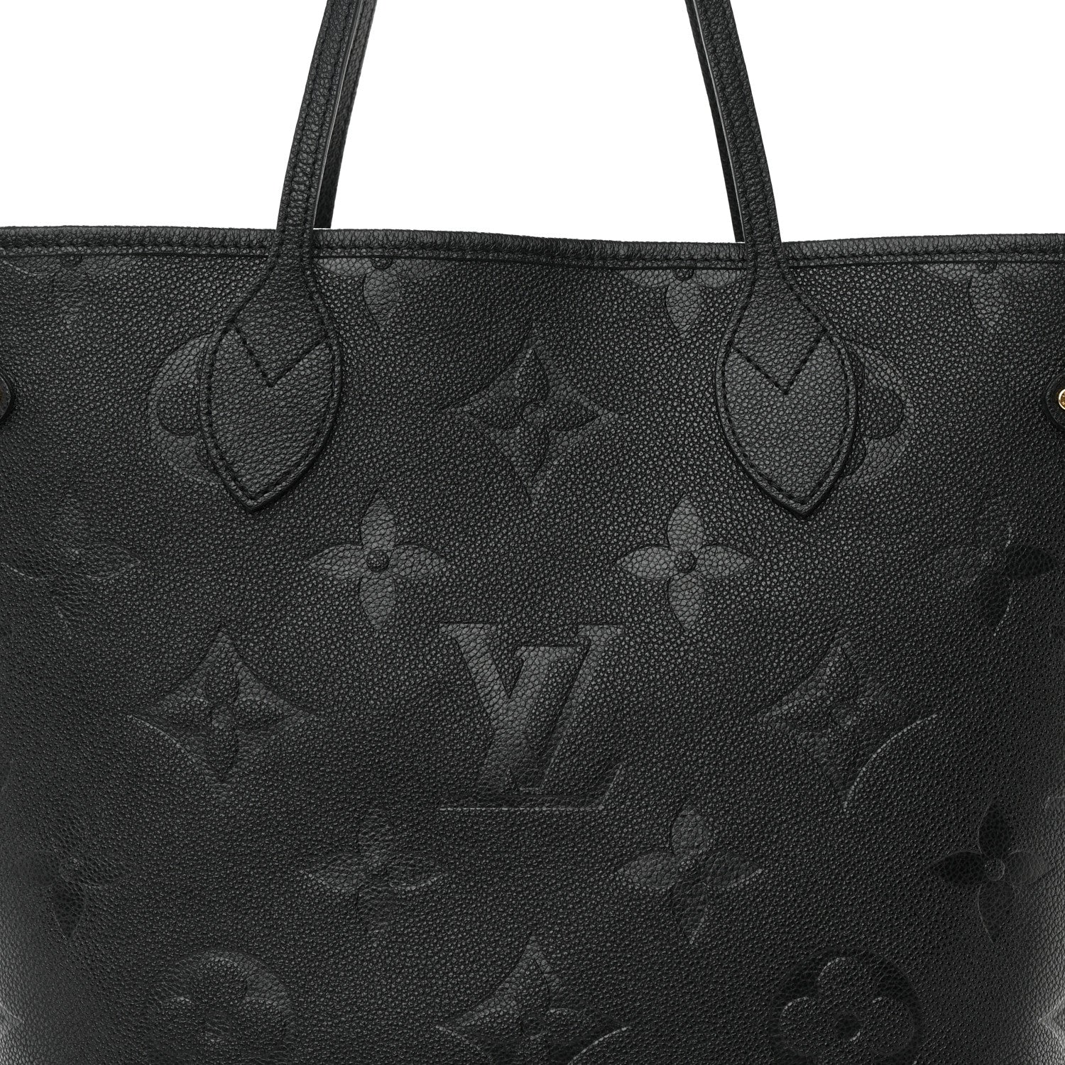 Louis Vuitton Empreinte Monogram Giant Neverfull MM Black 8 of 13