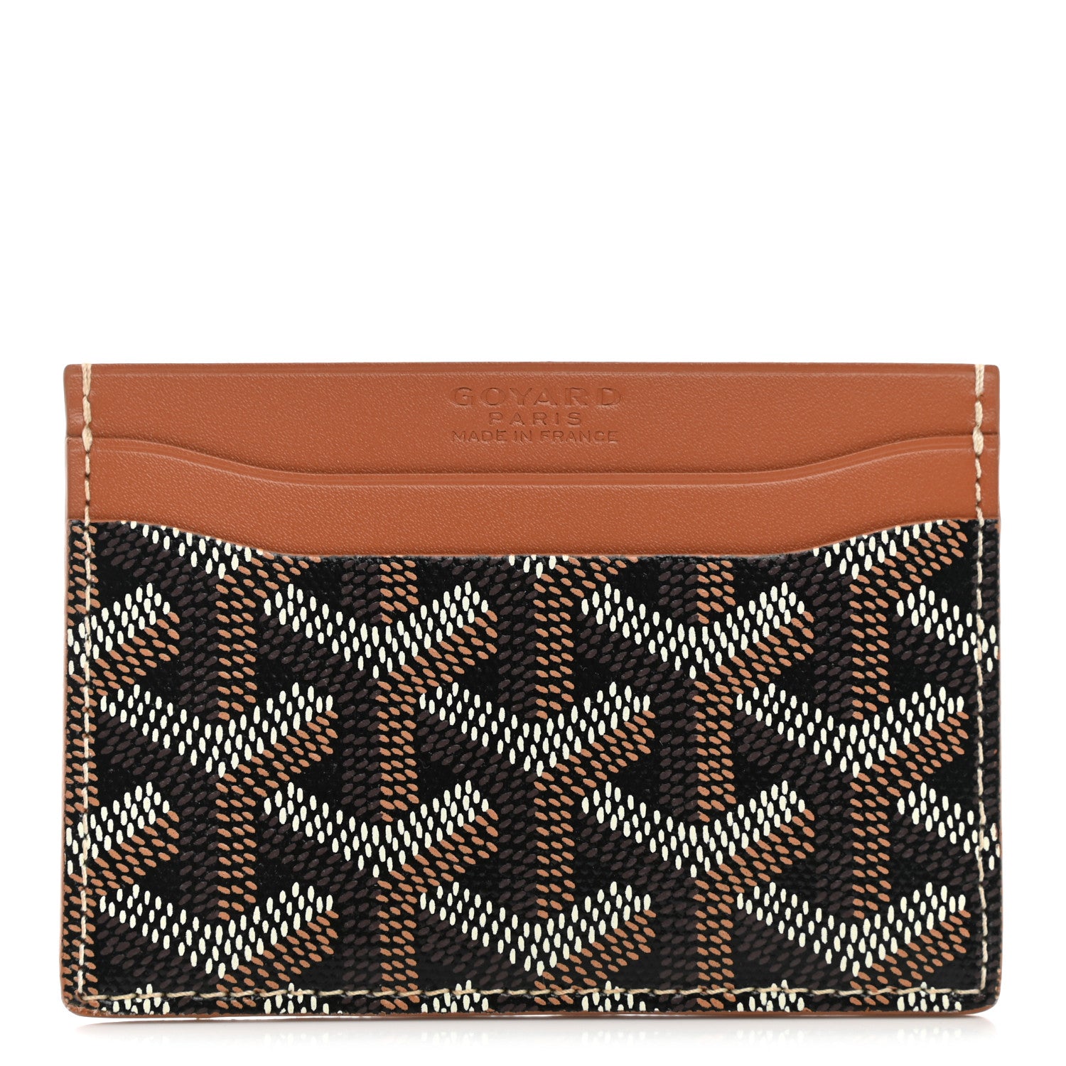 Goyard Goyardine Saint Sulpice Card Holder Black Gold 2 of 11