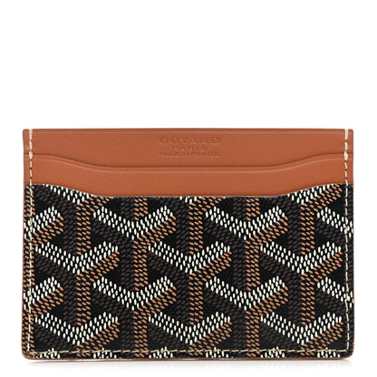 Goyard Goyardine Saint Sulpice Card Holder Black Gold 2 of 11