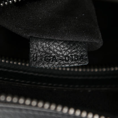 Celine Drummed Calfskin Mini Luggage Black 7 of 10
