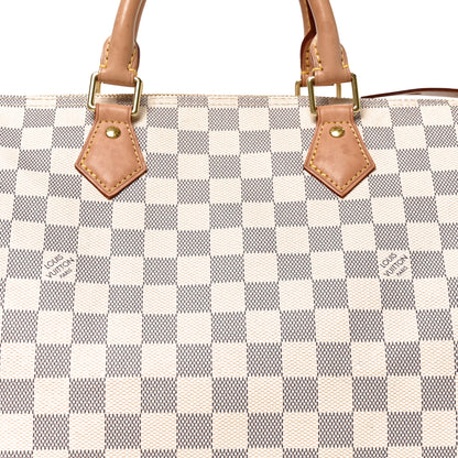 Louis Vuitton Damier Azur Speedy 35 7 of 9