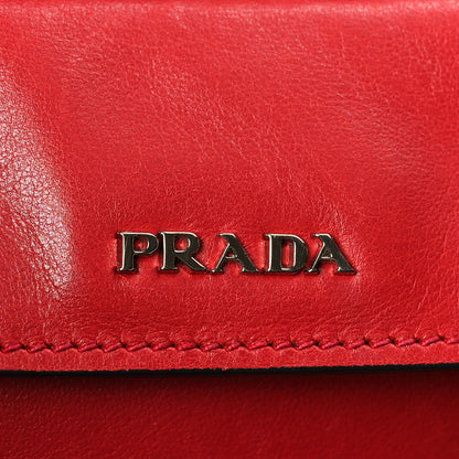 Prada City Calf Double Bag Fuoco Black 6 of 11