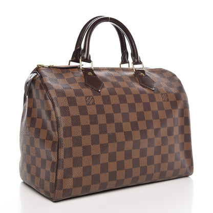 Louis Vuitton Damier Ebene Speedy 30 3 of 8