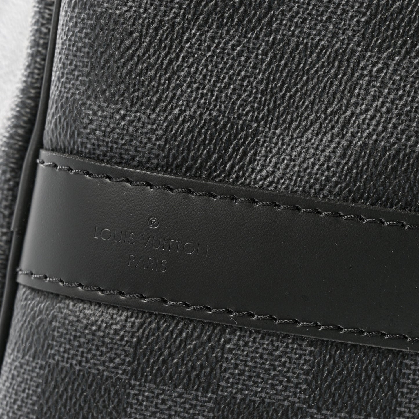 Damier Graphite Keepall Bandouliere 55