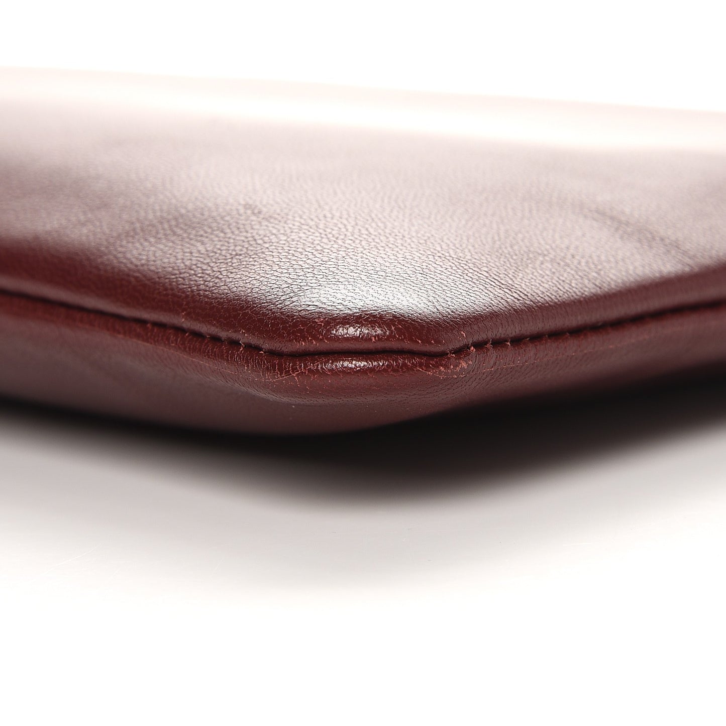 Lambskin iPad Clutch Rust