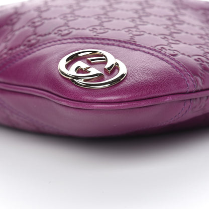 Gucci Guccissima Medium New Britt Hobo Purple 9 of 11
