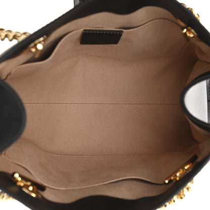 Gucci GG Supreme Monogram Bees Small Padlock Tote Beige Oro Black 5 of 10