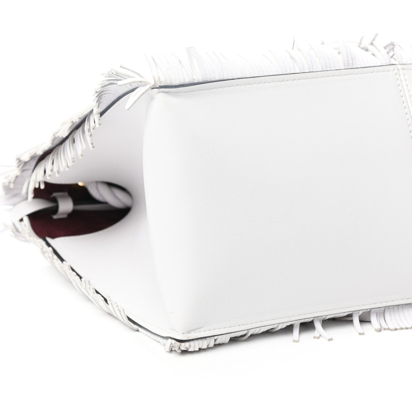 Calfskin The Rope Crossbody Bag White