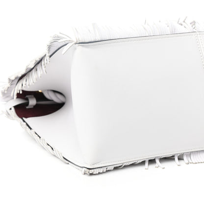 Valentino Garavani Calfskin The Rope Crossbody Bag White 8 of 9