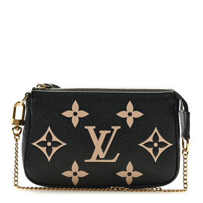 Louis Vuitton Empreinte Monogram Giant Mini Pochette Accessories Black 1 of 9