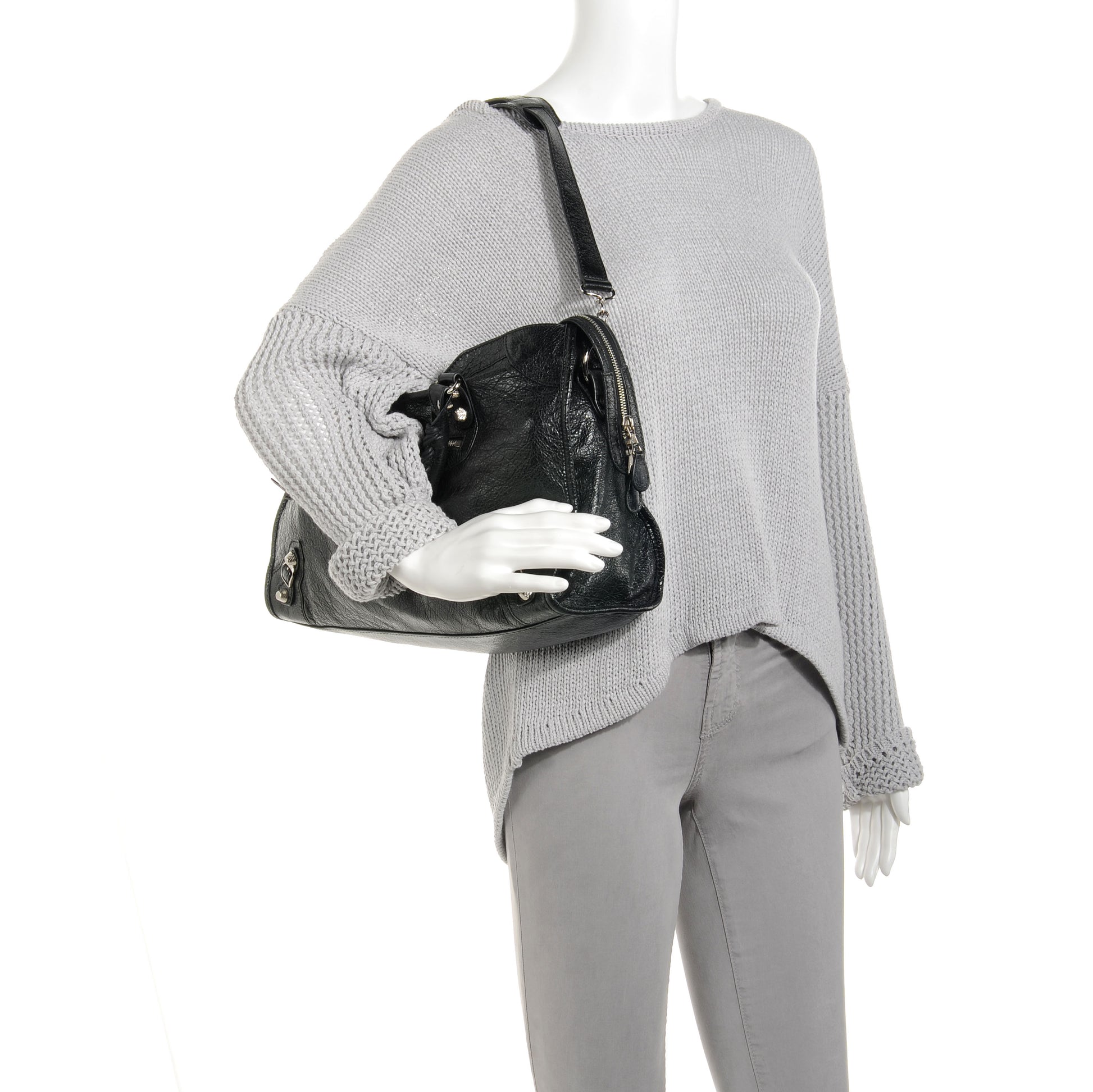 Balenciaga Agneau Giant 12 Silver Hardware City Black 2 of 11