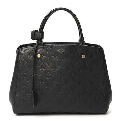 Louis Vuitton Empreinte Montaigne MM Black 1 of 9