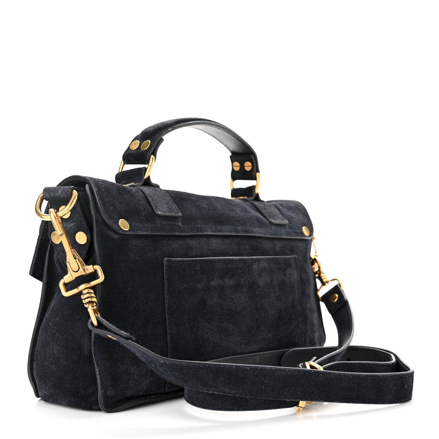 Proenza Schouler Suede Tiny PS1 Satchel Midnight 3 of 10