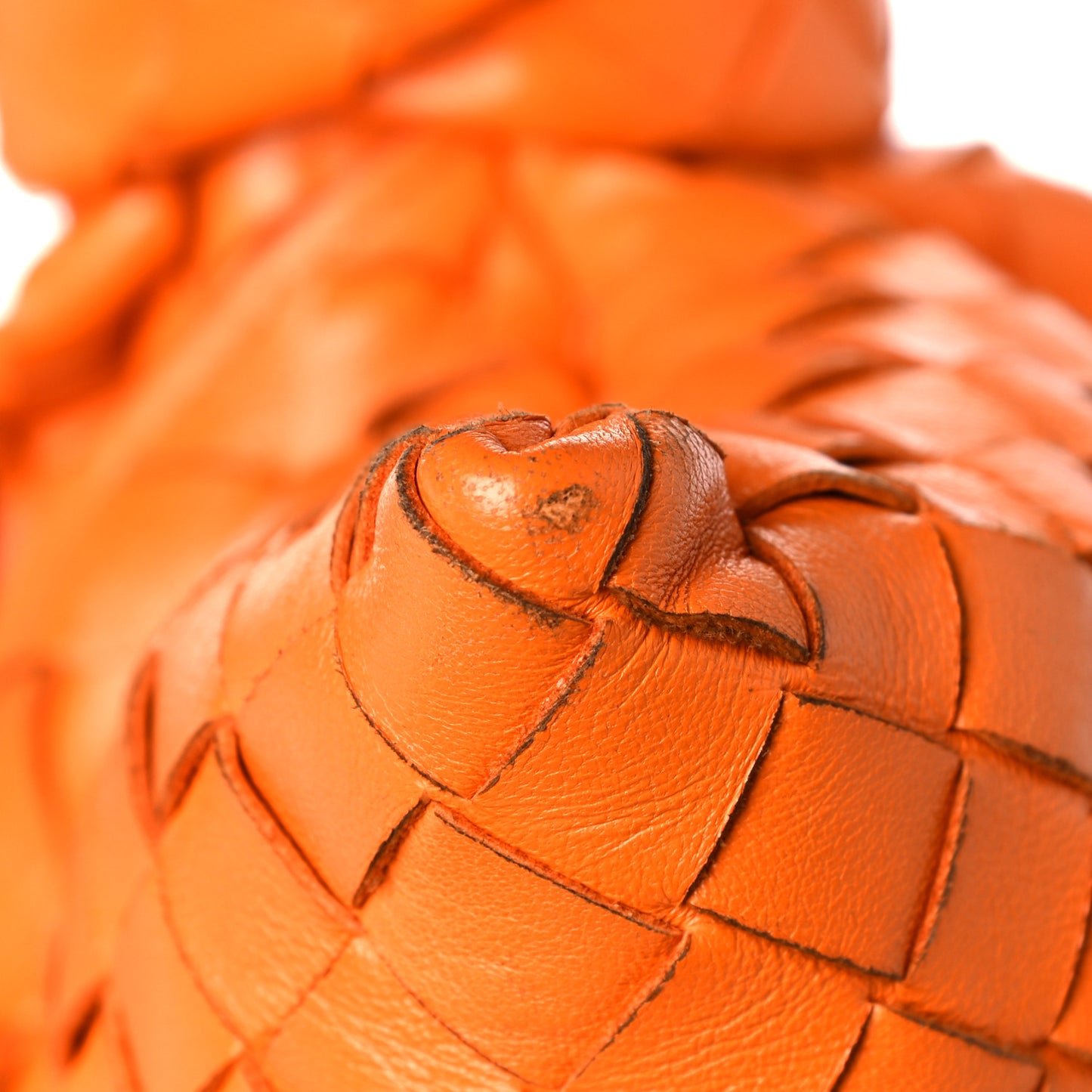 Nappa Intrecciato BV Twist Orange