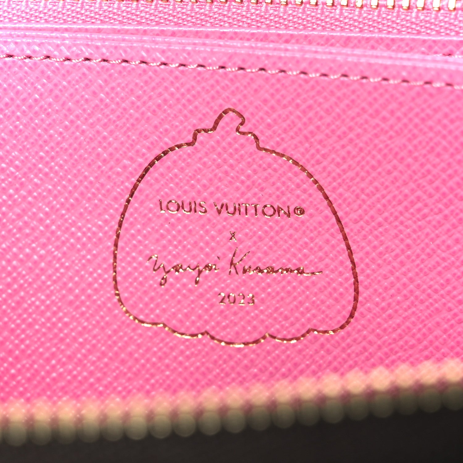 Louis Vuitton LV X YK Monogram Kusama Pumpkin Zippy Wallet 1797830