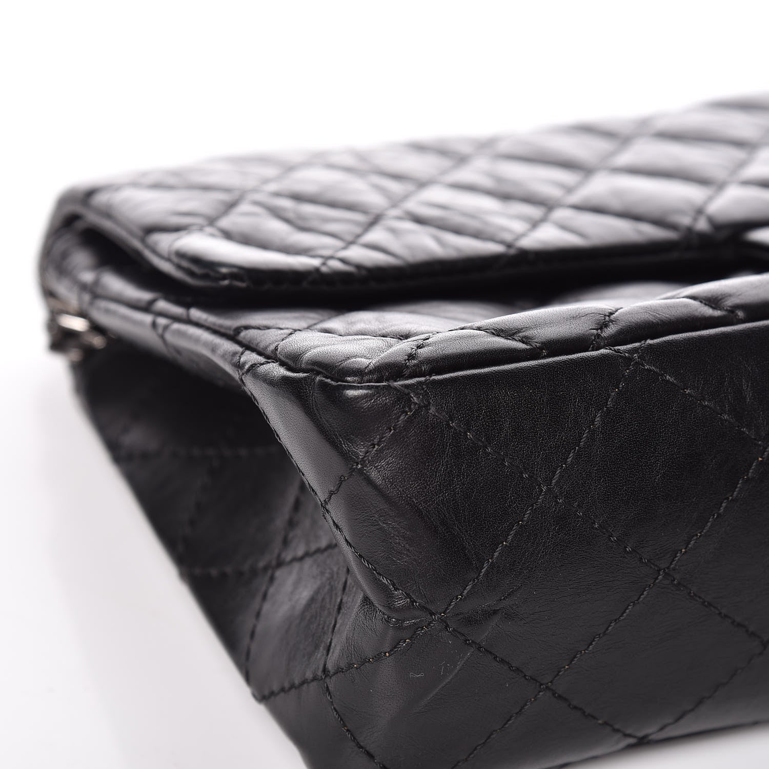 Chanel Aged Calfskin Quilted 2.55 Reissue 226 Flap Black 9 of 12