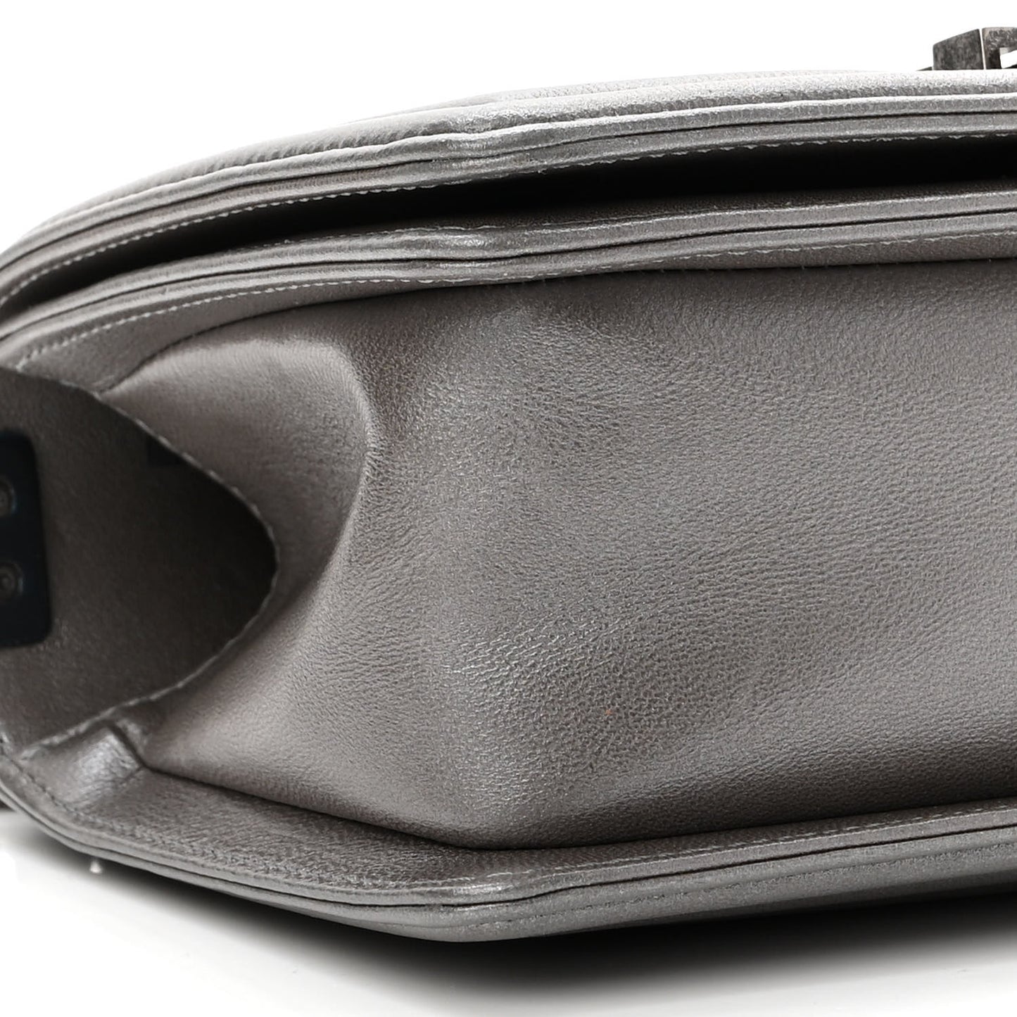 Galuchat Stingray Small Boy Flap Silver