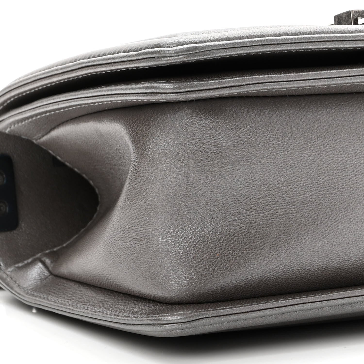 Chanel Galuchat Stingray Small Boy Flap Silver 9 of 10