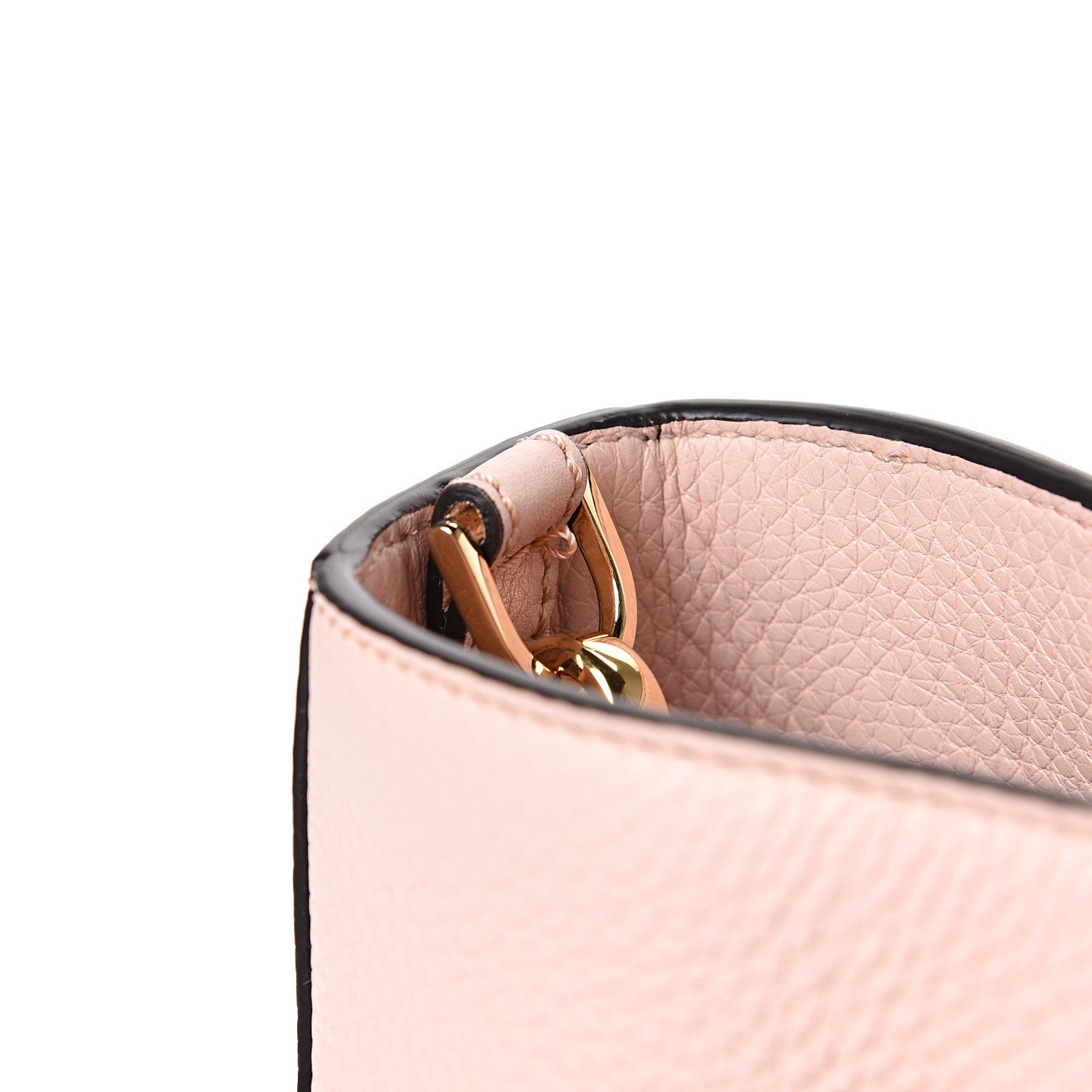 Fendi Cuoio Romano Selleria Small FF Tote Cipria 11 of 11