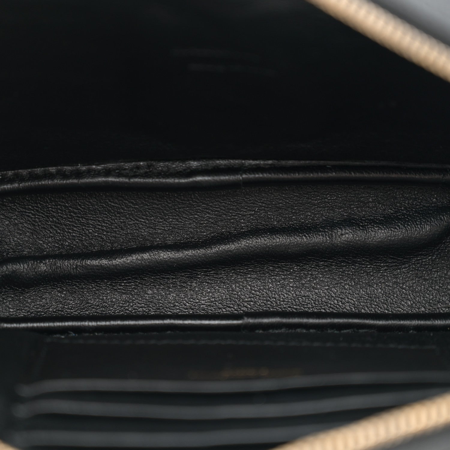 Saint Laurent Grain De Poudre Matelasse Monogram Mini Lou Camera Bag Black 5 of 12