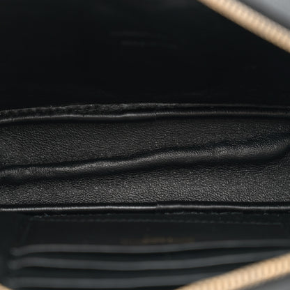 Saint Laurent Grain De Poudre Matelasse Monogram Mini Lou Camera Bag Black 5 of 12