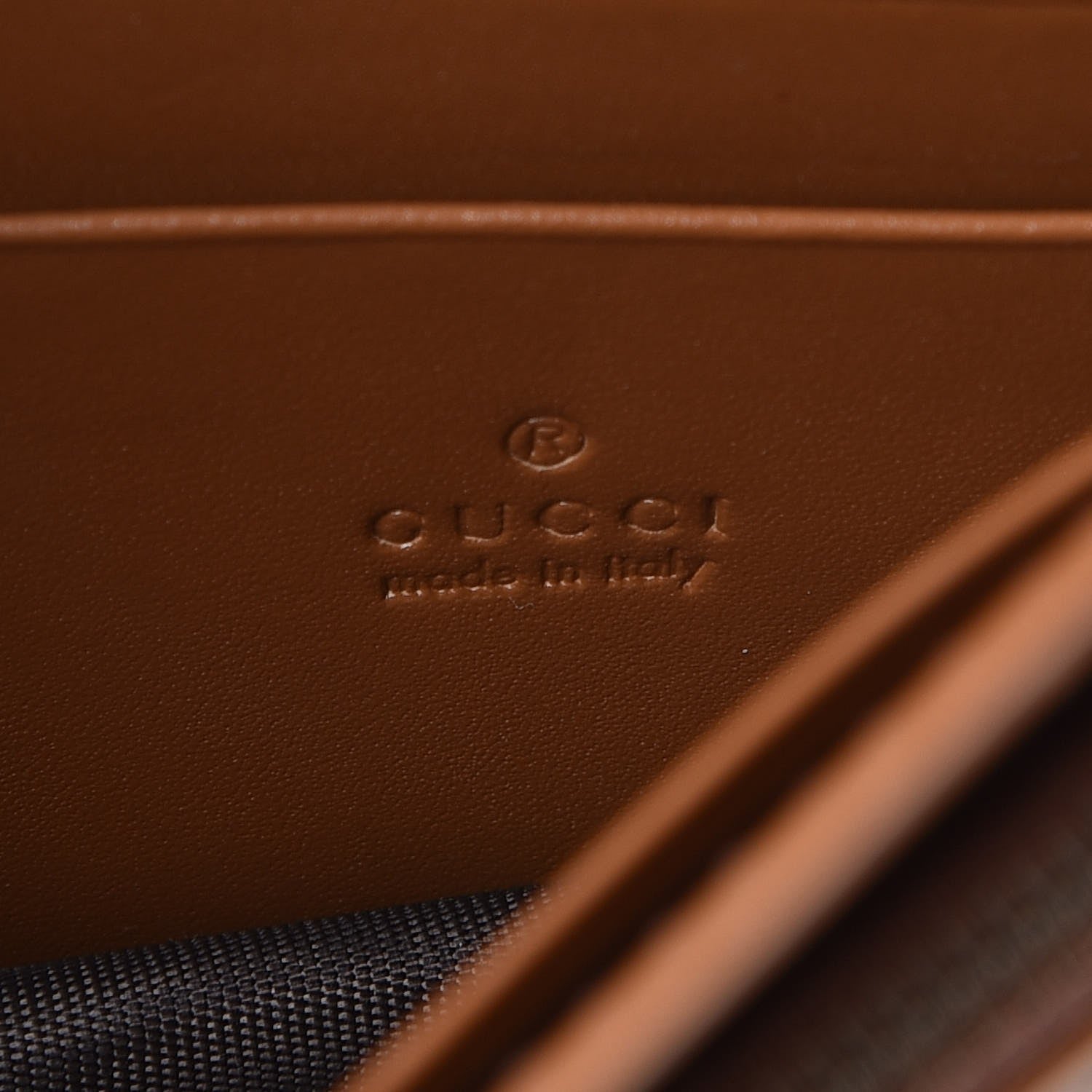 Gucci Monogram Lady Web Convertible Wallet Beige Cuir 7 of 7