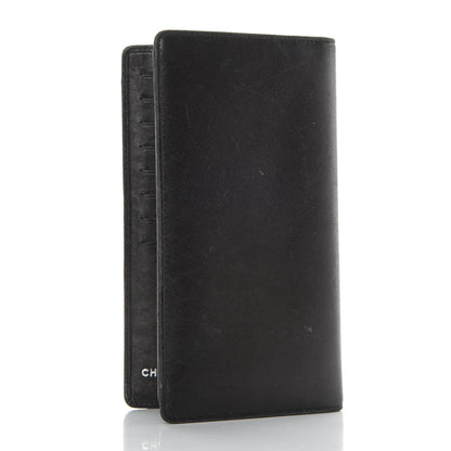 Chanel Goatskin CC Yen Wallet Black 3 of 7