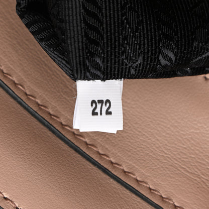 Prada Saffiano Soft Calfskin Small Zippered Tote Cipria 8 of 12