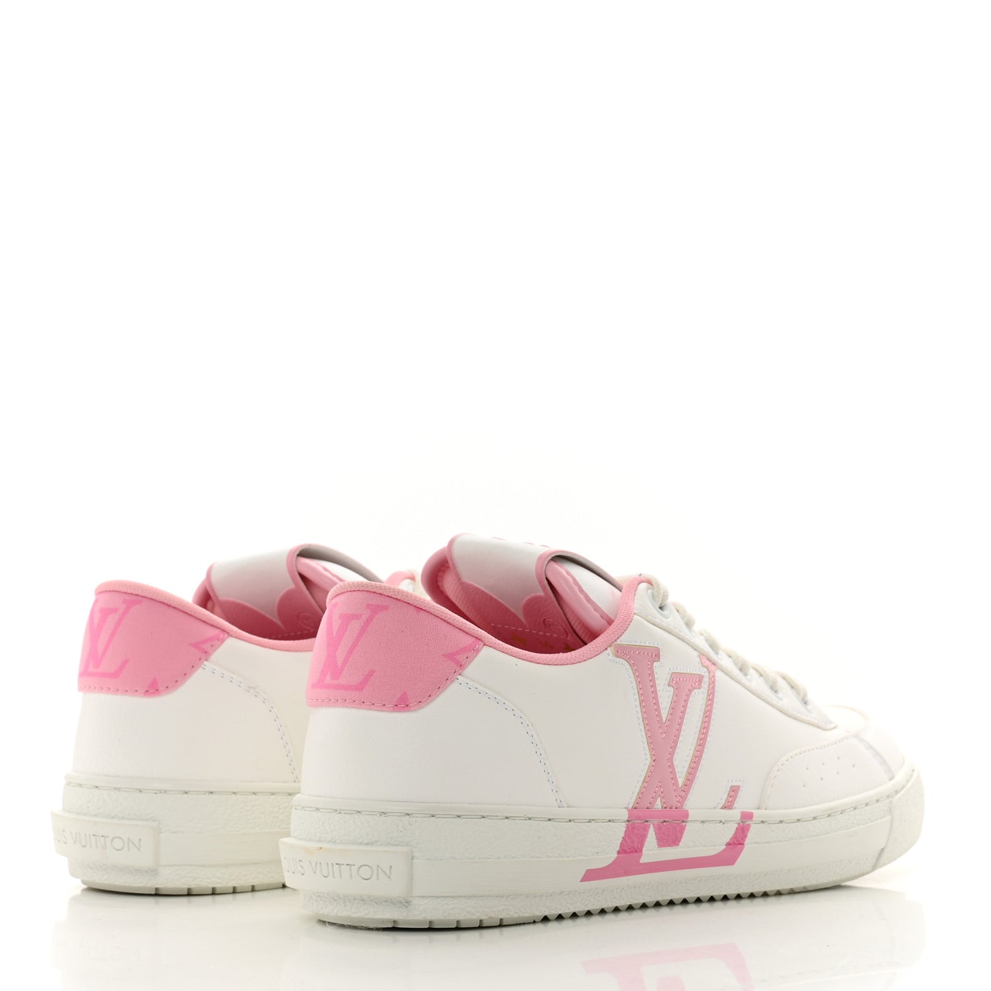 Calfskin Charlie Sneaker 36 White Rose Clair