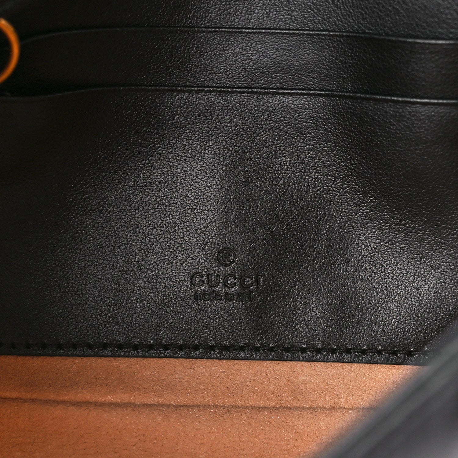 Gucci Calfskin Matelasse Mini GG Marmont Shoulder Bag With Case Black White 7 of 13