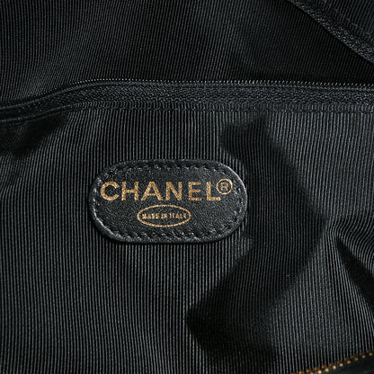 Chanel Quilted Vinyl Large Boston Black 6 of 9