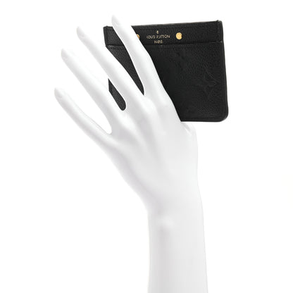 Louis Vuitton Empreinte Card Holder Black 2 of 7
