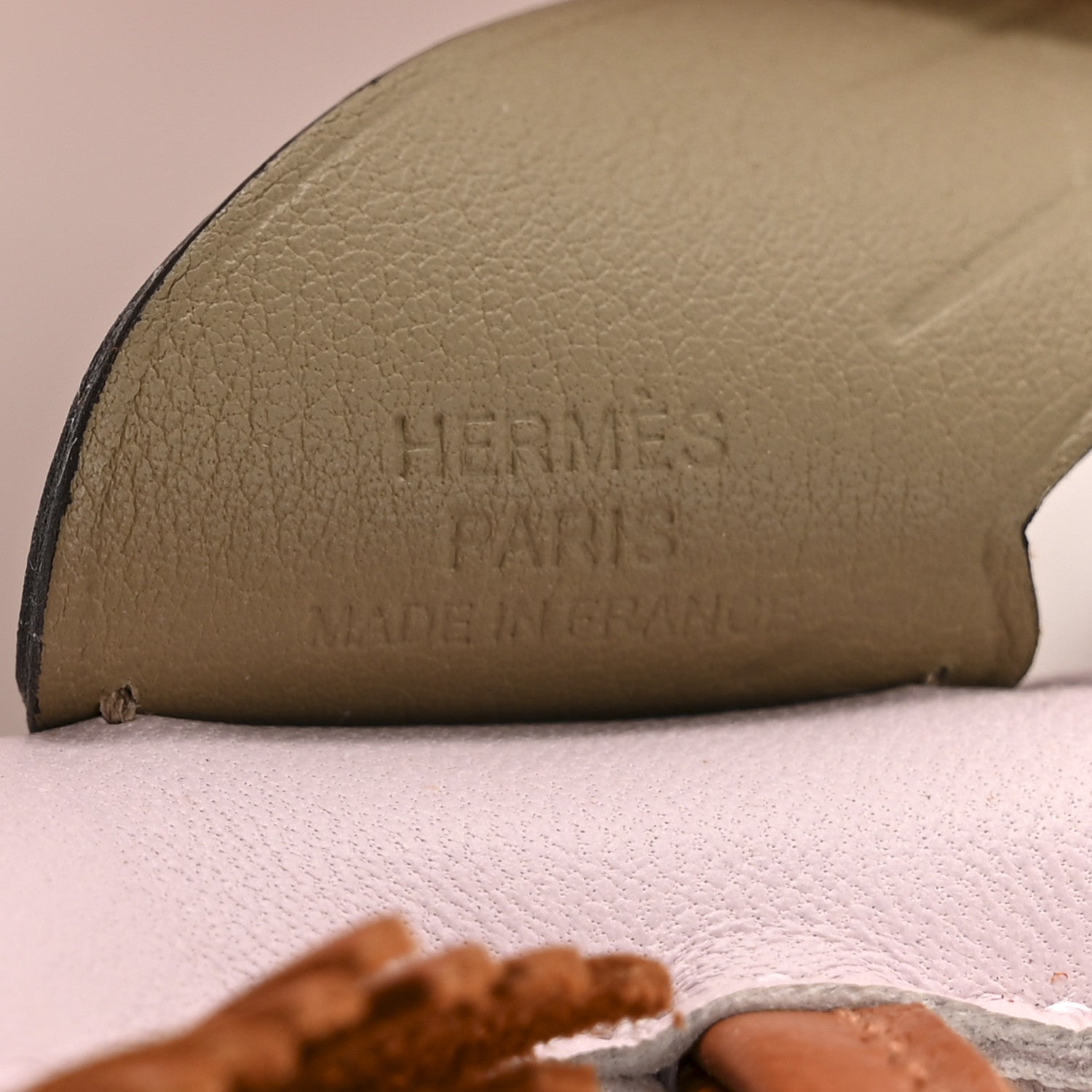 Hermes Milo Lambskin Grigri Rodeo Pegase Horse Bag Charm PM Mauve Pale Pain D'Epice Beige Marfa 3 of 5