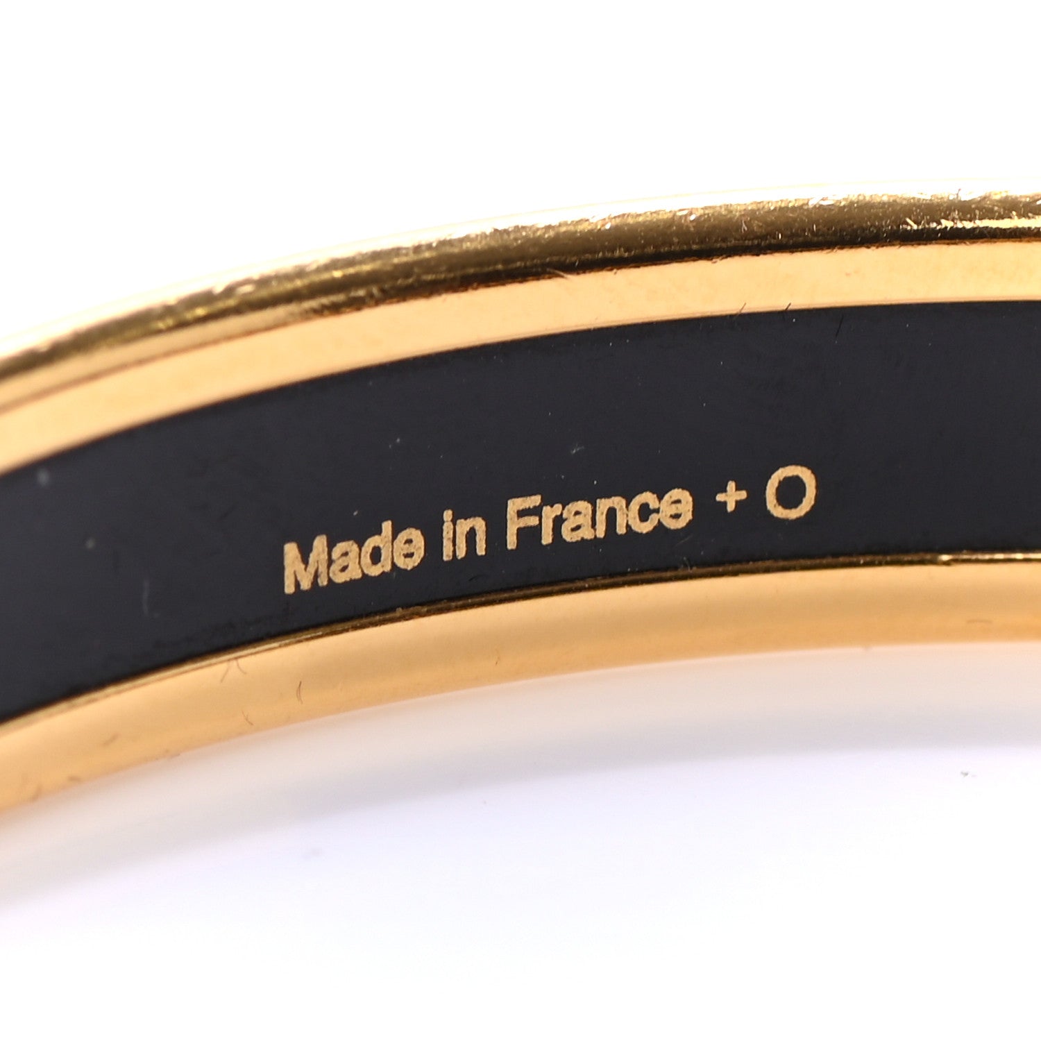 Hermes Enamel Narrow Printed Brandenburgs Bracelet 65 5 of 5