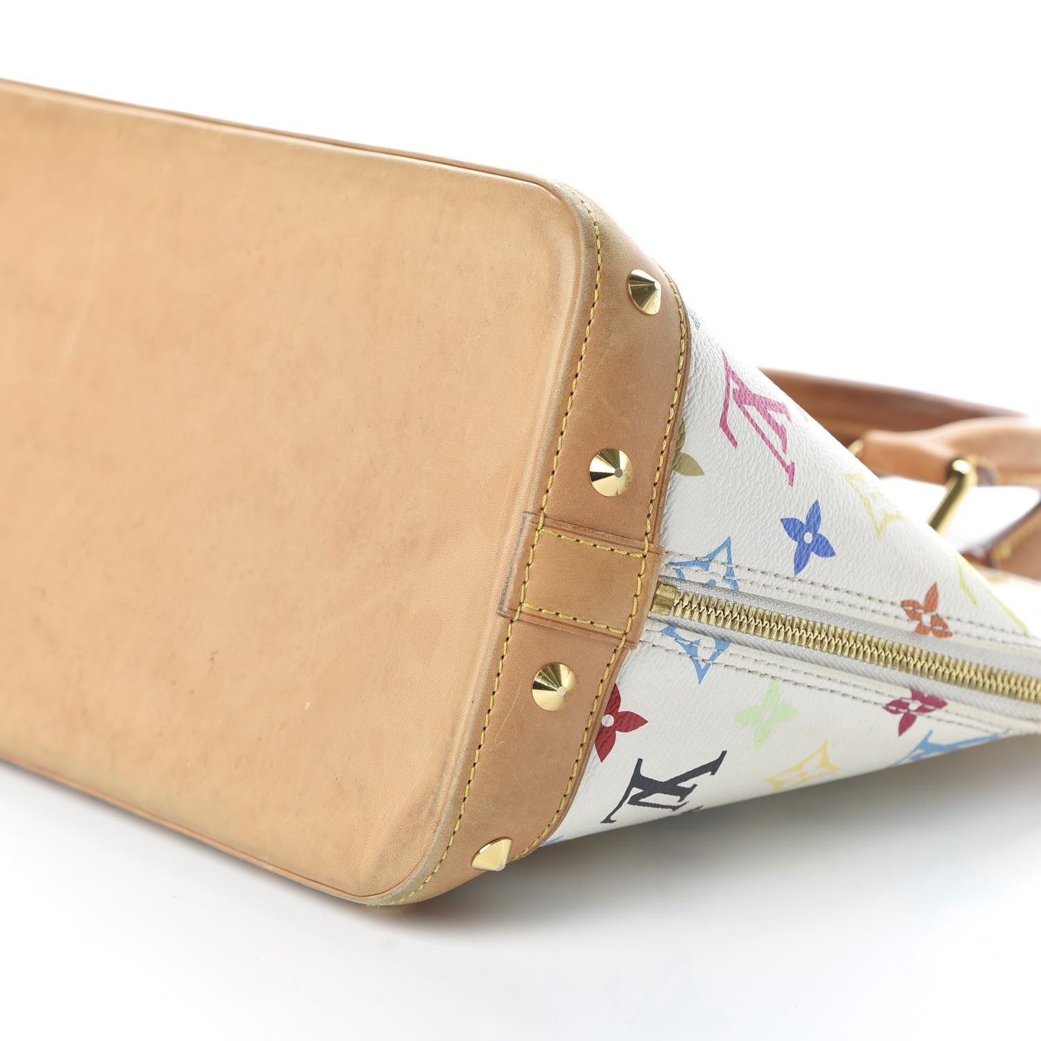 Louis Vuitton Monogram Multicolor Alma White 7 of 9